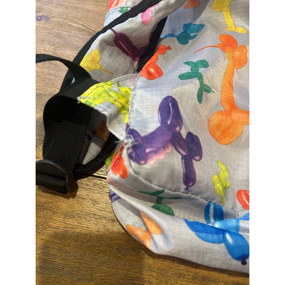 Kavu Balloon Dog Zoo Mini Bag Rare Backpack Petite Pack colorful grey - Picture 3 of 8